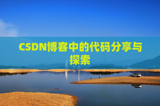 CSDN博客中的代码分享与探索